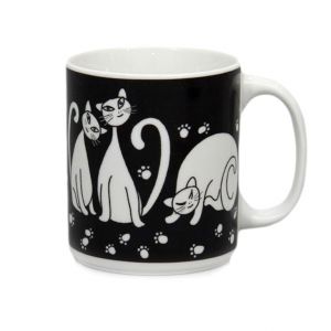 Hrnek BIG - černé kočky