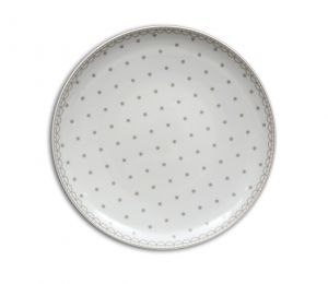 Talíř mělký 26 Tom Šedý puntík