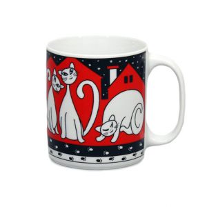 Hrnek BIG - červené kočky