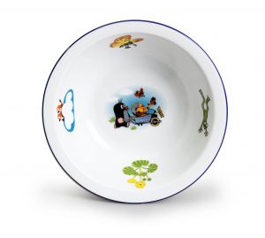 Miska kompotová s Krtečkem -  modrá linka 