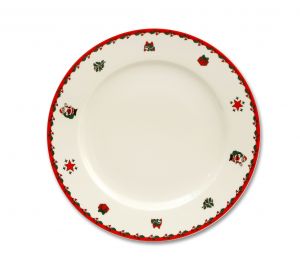 Talíř mělký 21 vánoční IVORY