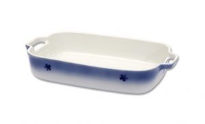 Mísa zapékací hranatá s uchy  - střední  Blue Cherry  3011200