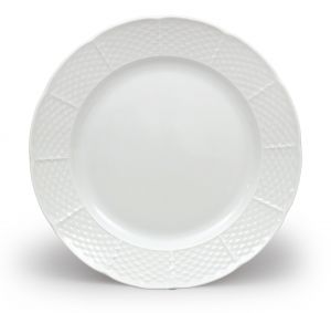 Talíř mělký 24 Natálie - bílá nedekor