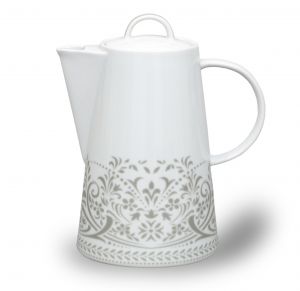 Kávová konvice Tom - Šedá krajka