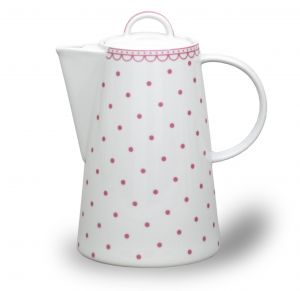 Kávová konvice Tom - Růžový puntík