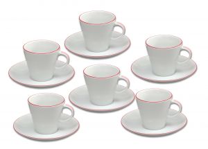 Šapo kávové (160) Tom 2996500 červená linka