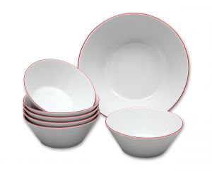 Kompotová souprava Tom 2996500 červená linka