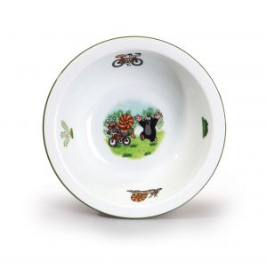 Miska kompotová s Krtečkem -  zelená linka