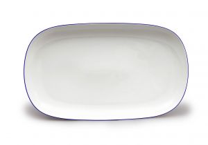 Mísa oválná 36 Tom 29965A0 modrá linka