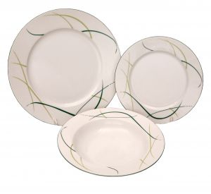 Talířová souprava Opal-tráva